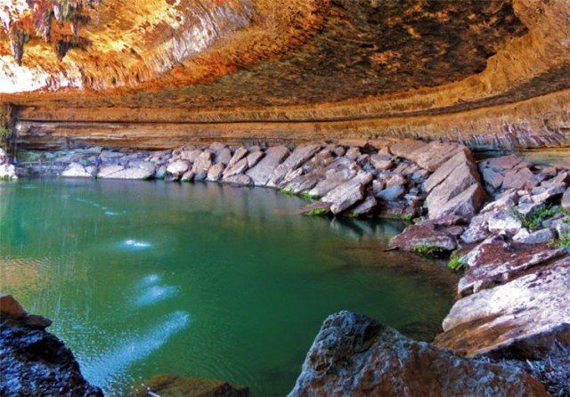 Grotto and Pool, Hamilton Pool