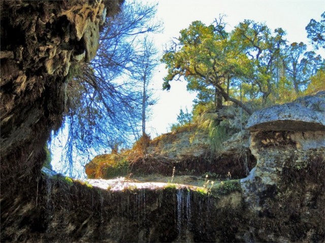 Top of Waterfall, Hamilton Pool