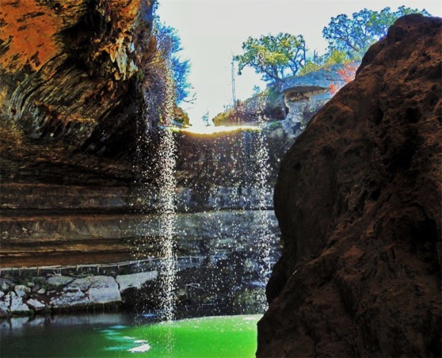 Grotto Waterfall, Hamilton Pool