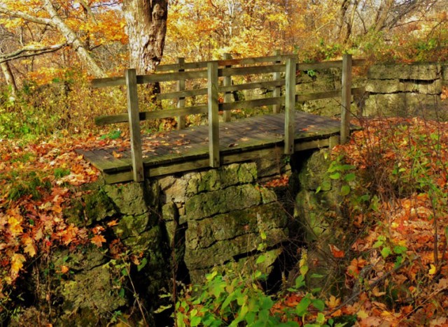 Footbridge, Ledge County Park