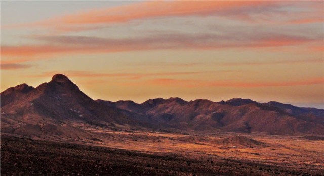 Morning Twilight, Organ Mountains