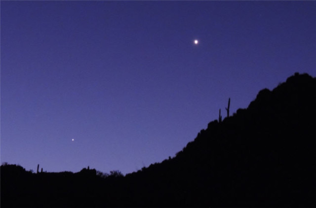 Venus and Mercury, Tucson Mountains