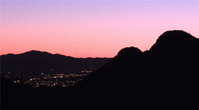 Morning Twilight, Tucson Mountains