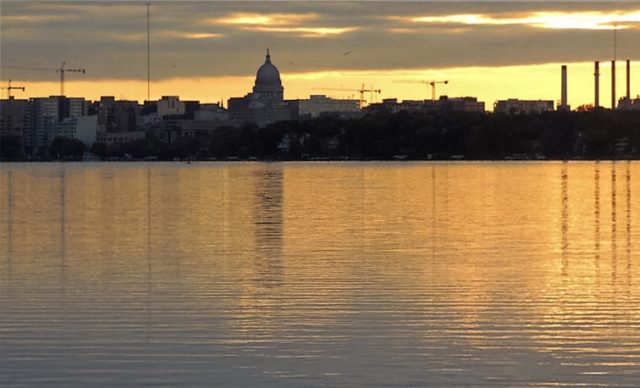 Twilight, lake-monona