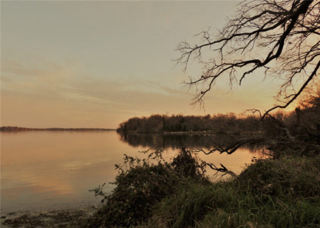 Evening, lake-waubesa