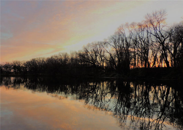 Sunset, lake-waubesa